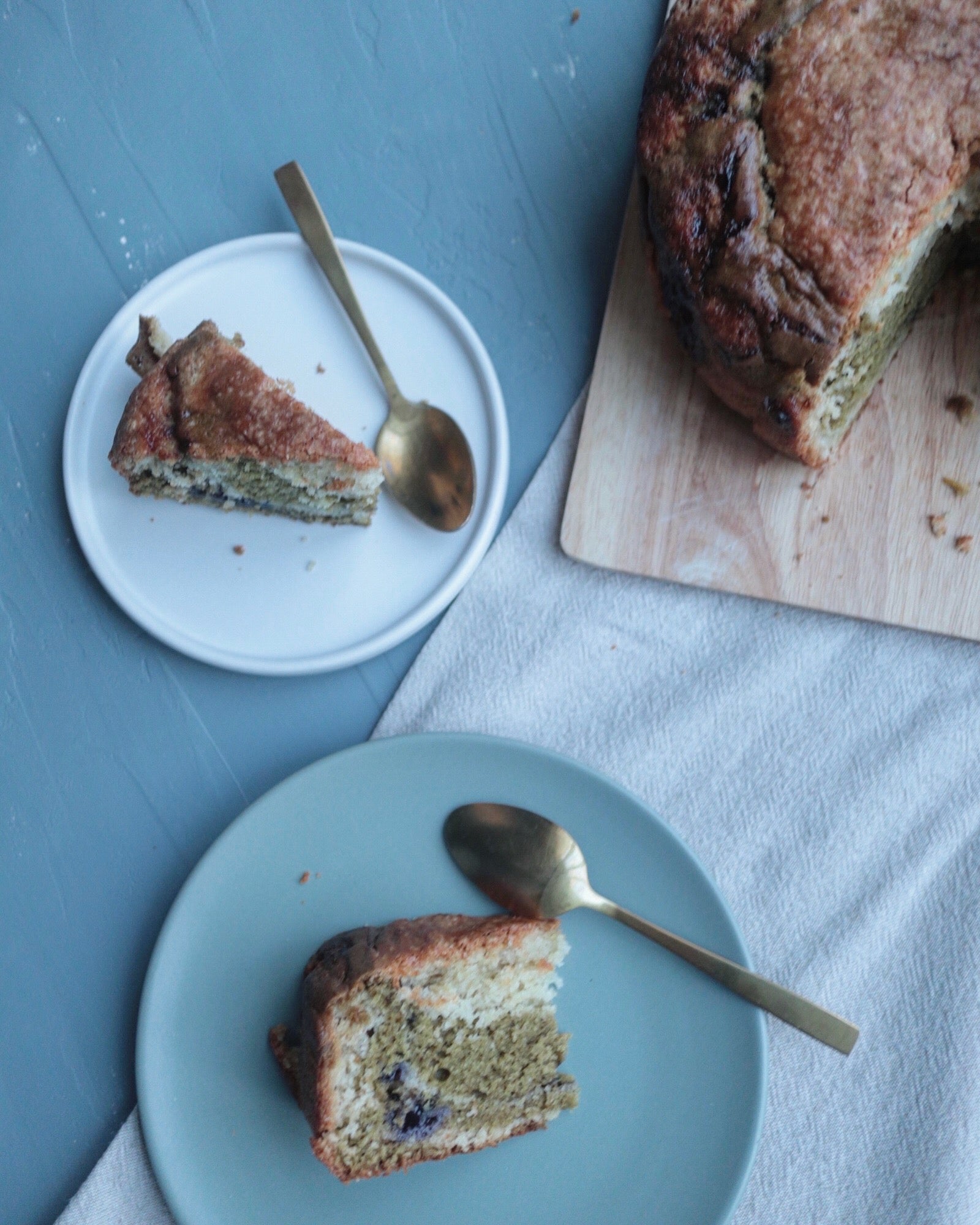 Matcha Lemon Blueberry Jam Cake (Vegan) – Thea Matcha