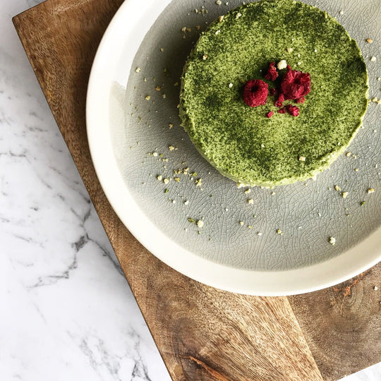 Super Easy, No Fuss, No-Bake Matcha Cheesecake!