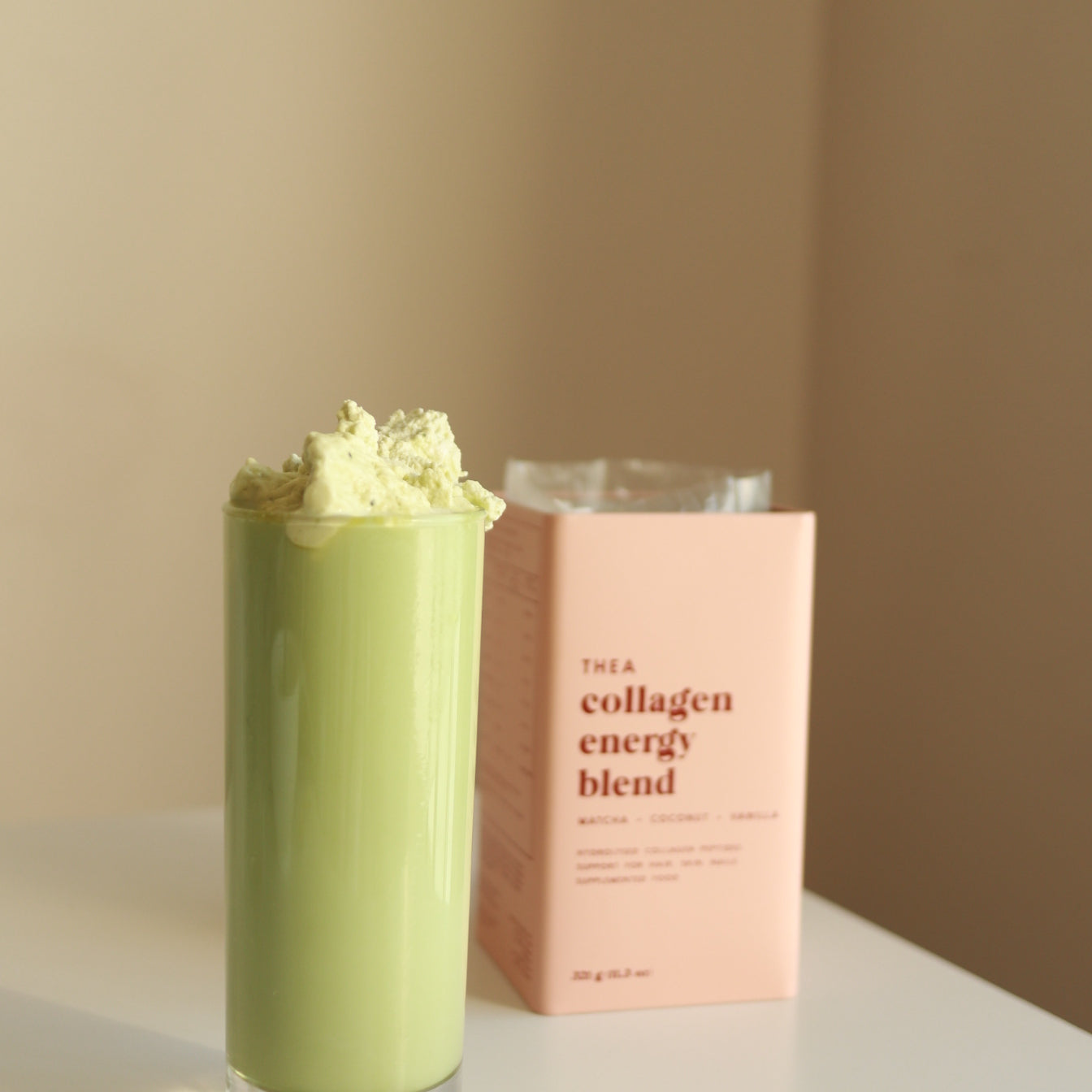 Creamy Collagen Matcha Latte