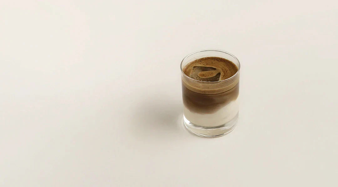 Iced Hōjicha Latte