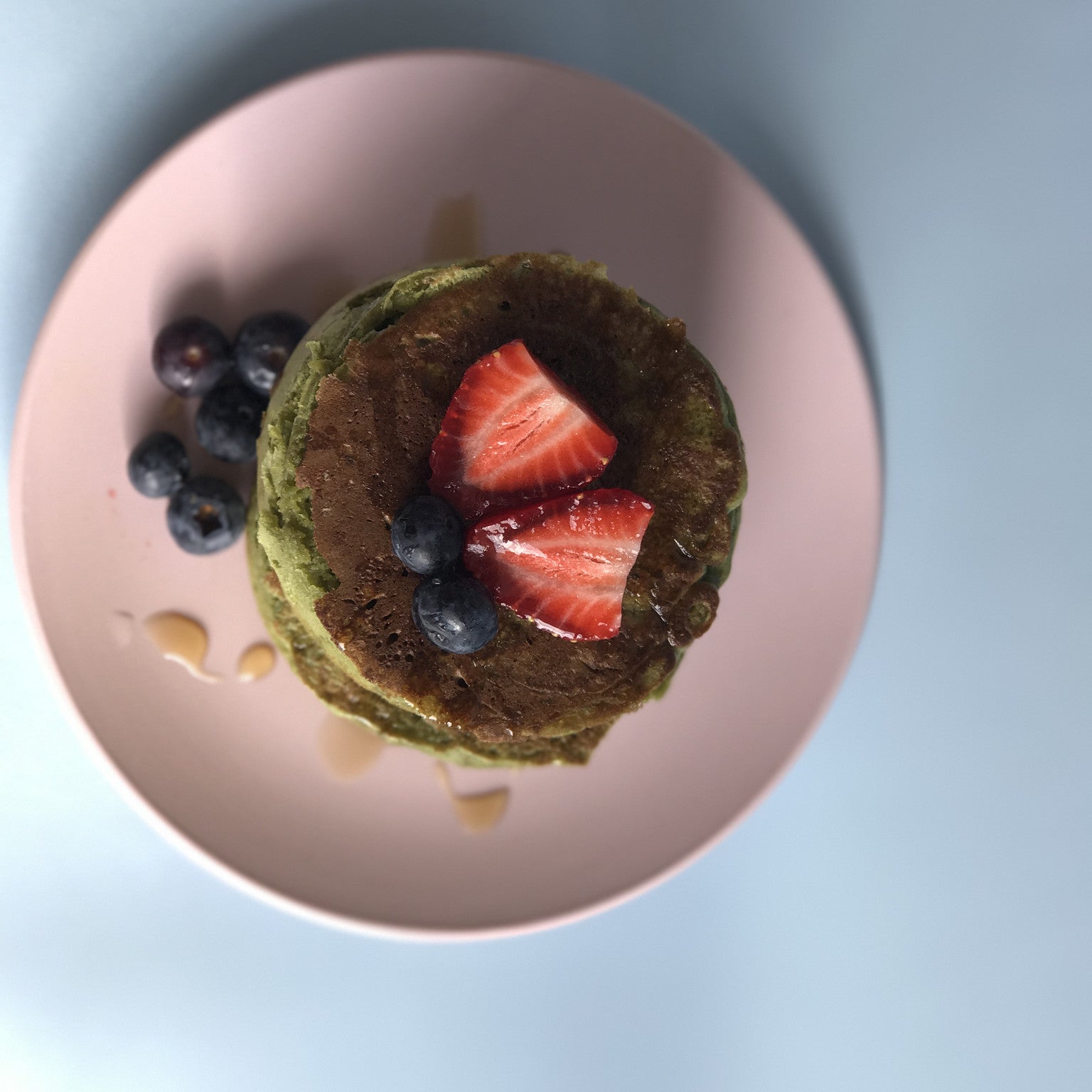 Thea's Dairy-Free Matcha Hotcakes