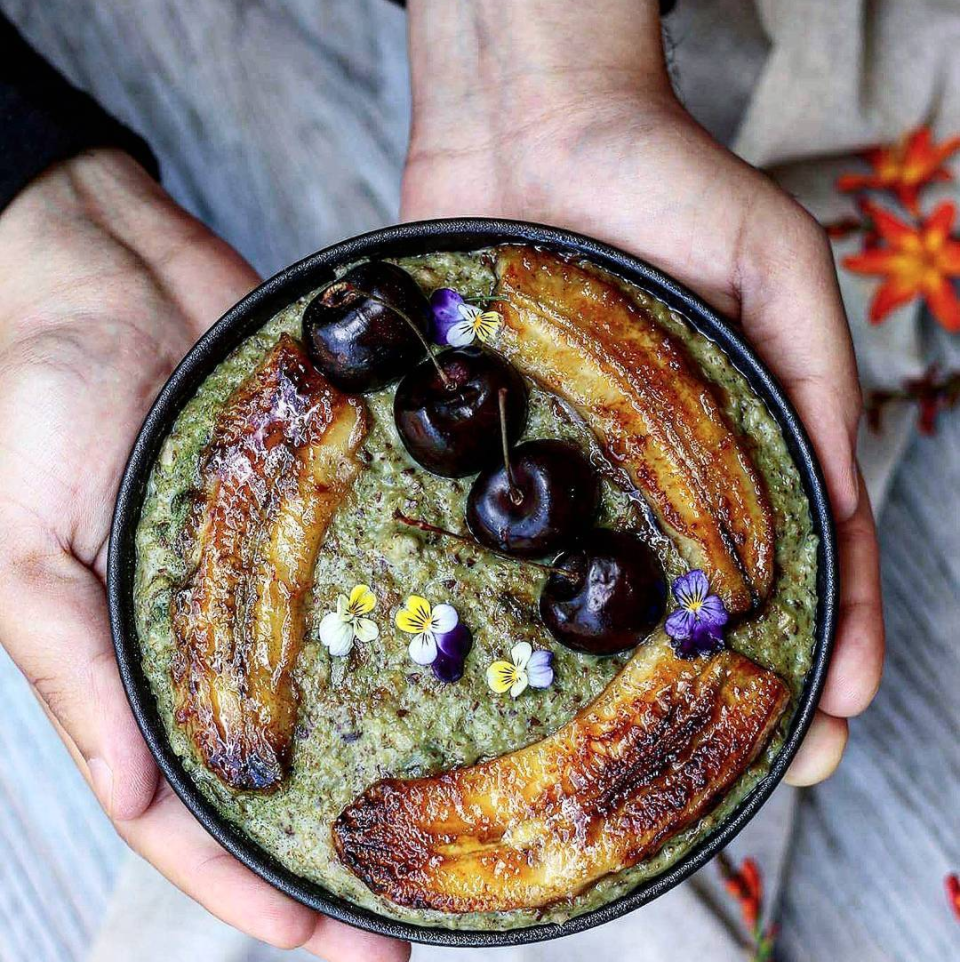 Thea Matcha Oat Meal | @singh.monisha