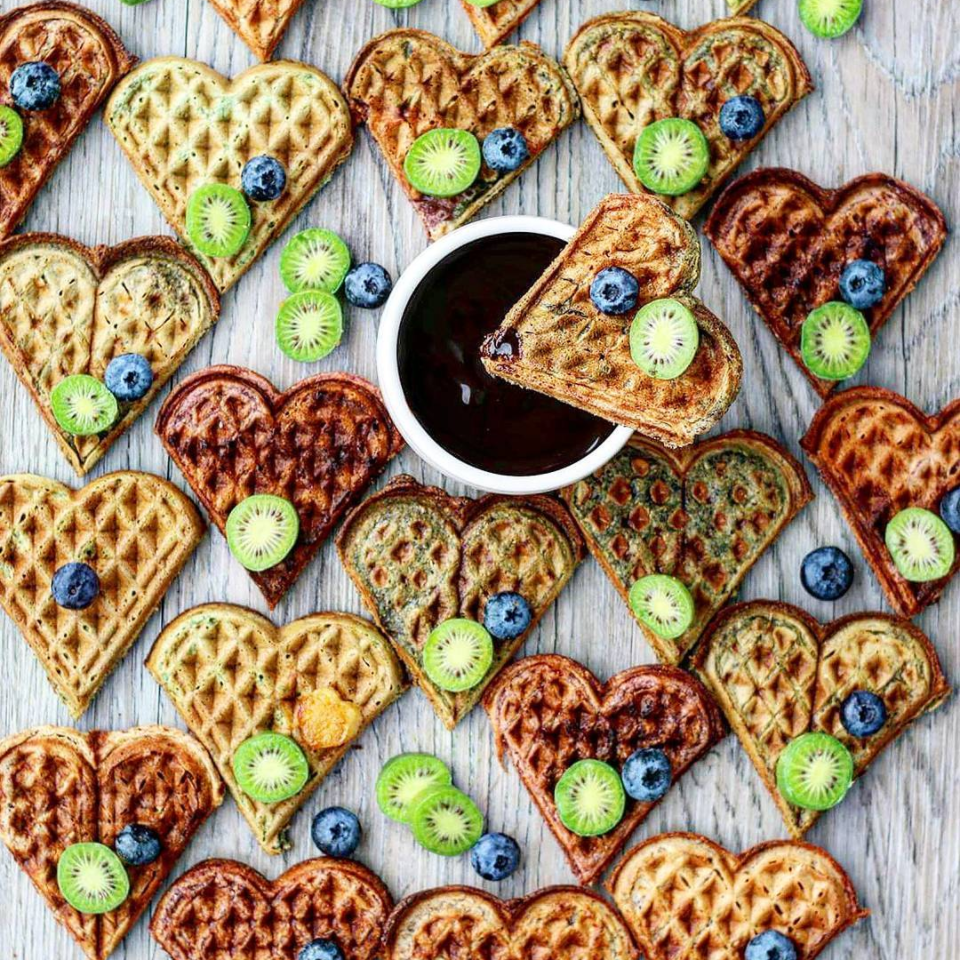 Matcha Waffles by Mon's Flavours | @singh.monisha