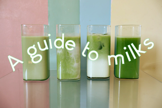 A Guide to Milks That Pair With Matcha