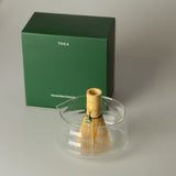 Grooved Chawan Glass Bowl