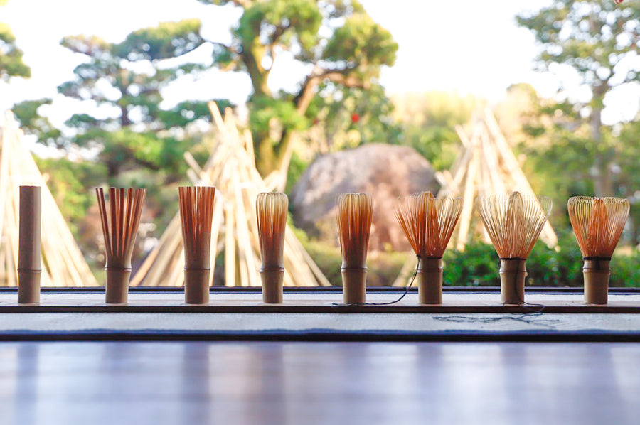 Bubbling Chasen Long Handled Bamboo Whisk - Japanese - Thea Matcha