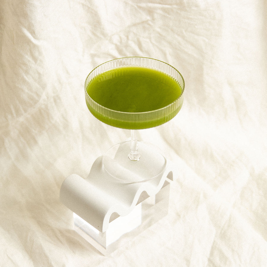 Ribbed Cocktail Glass - Thea Matcha