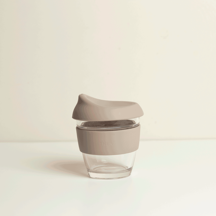 Reusable Glass Takeaway Cup - Thea Matcha
