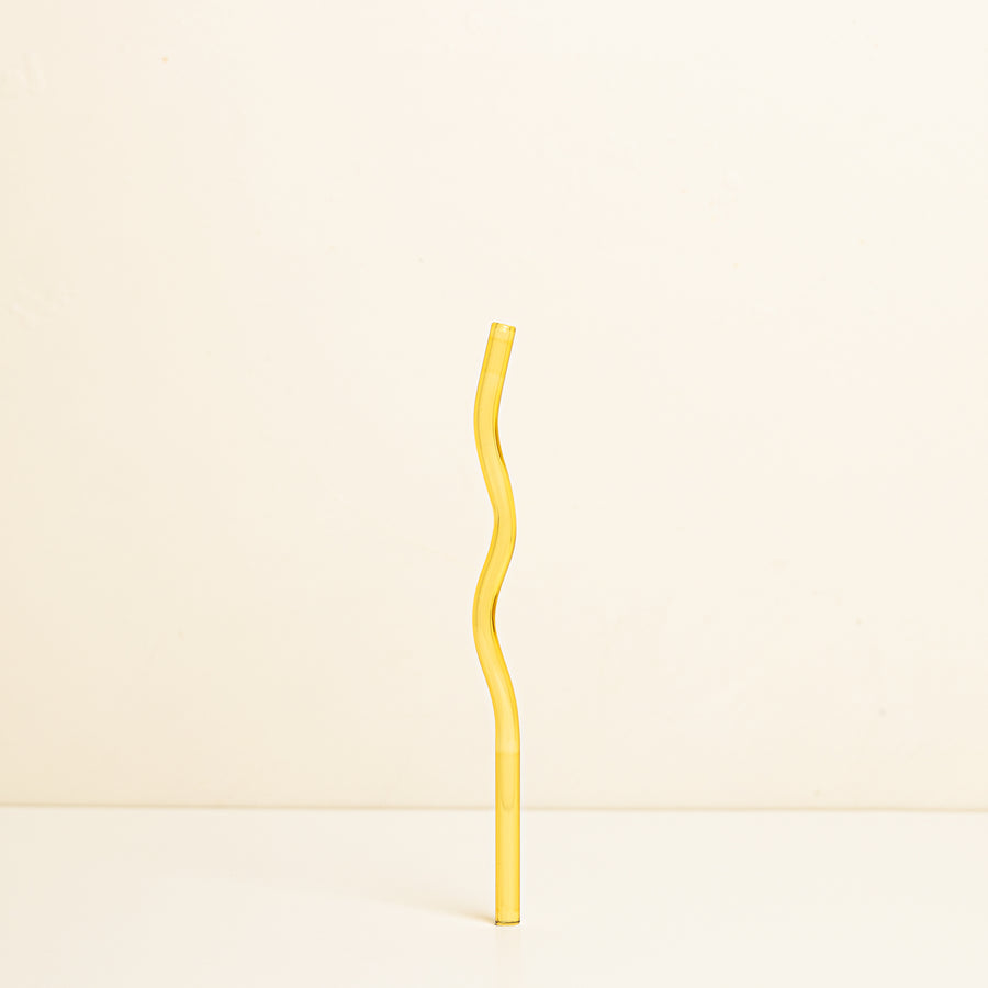 Wavy Glass Straws - Thea Matcha